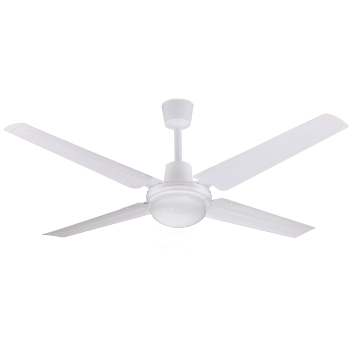 Ventilador, de, Techo, Blanco, 4, Palas, Metálicas, 120, cm, 5, Velocidades, con, Luz, Liliana, VVTHB114.