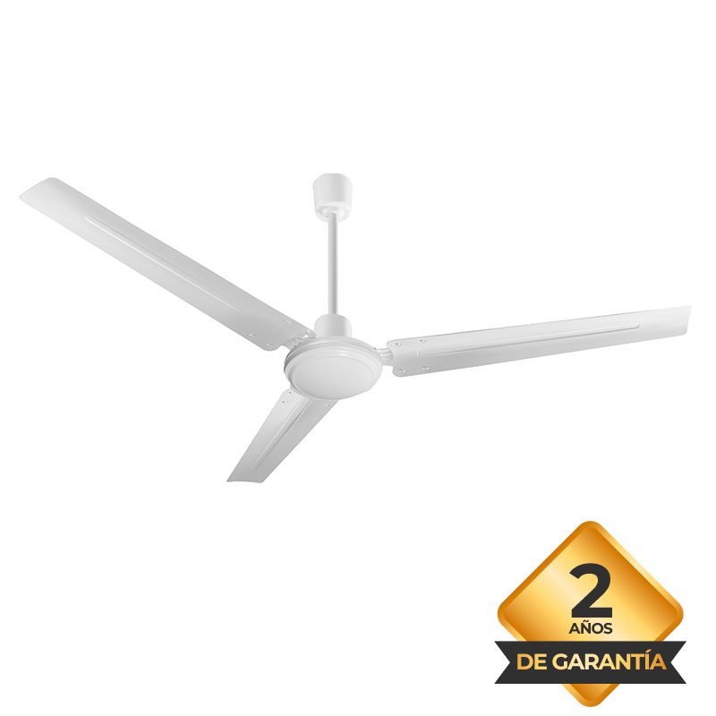 Ventilador, de, Techo, Industrial, Liliana, 3, Palas, 140, cm, 5, Velocidades, Blanco, VVTHI503.