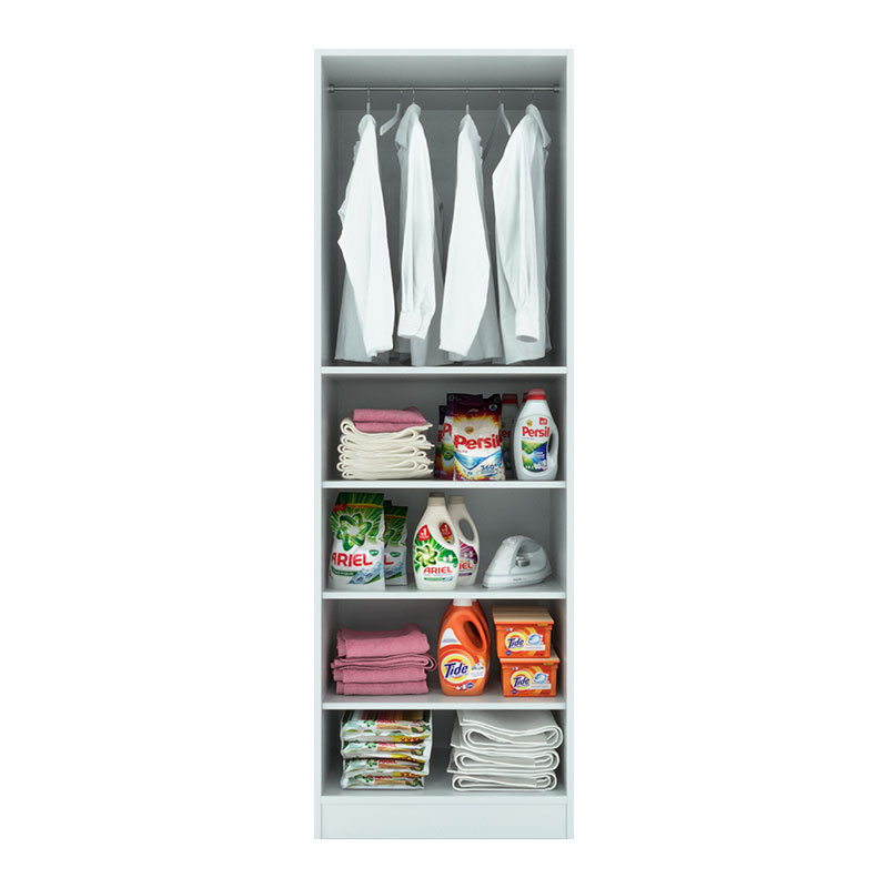 organizador, organizadores, con, de, 2, puerta, puertas, estante, estantes, blanco, delos, DL635BR.