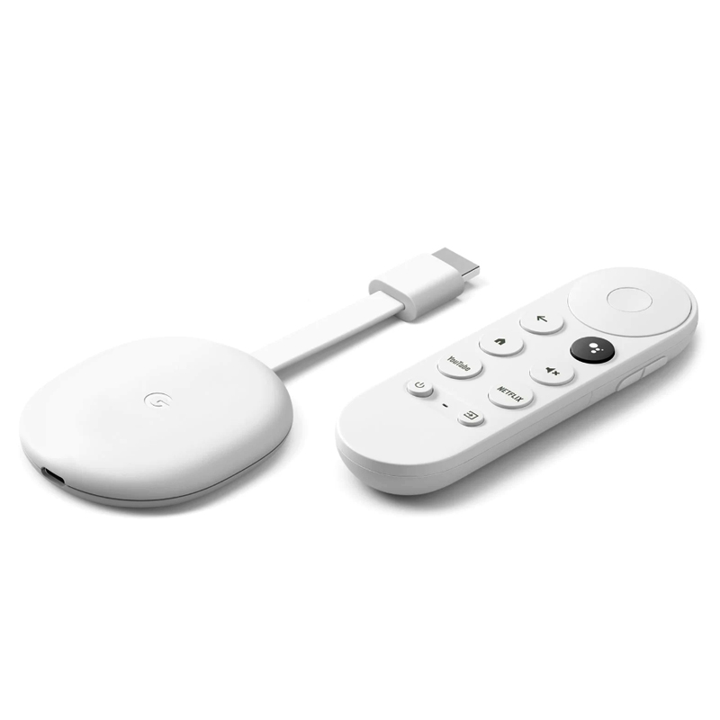 google, chromecast, 4, tv, smart, 4k, wifi, control, remoto, GA01919US, blanco.