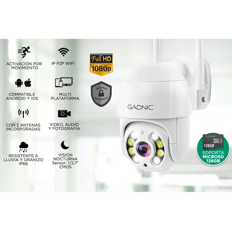 camara, camaras, de seguridad, de vigilancia, seguridad, vigilancia, gadnic, domo, motorizada, domos, motorizadas, wifi, wi-fi, P2P00039, p2p,.