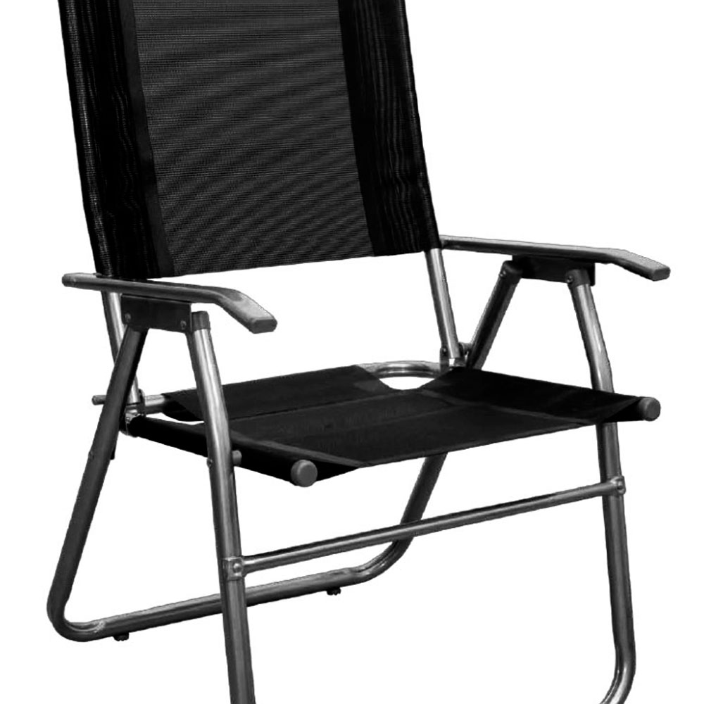 reposera, reposeras, sillon, sillones, de playa, playa, de jardín, para playa, para jardin, descansar, respaldo, alto, coversol, de caño, caño, negro, negra, CA-10009-NEGRO, 10009.