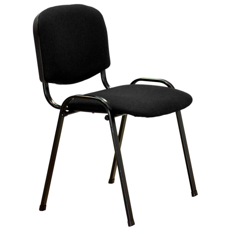 silla, sillas, de, para, oficina, oficinas, apilable, apilables, tapizado, tapizados, tapizada, tapizadas, con, tela, negra, negro, dakot, linea 700, 700, SILLA-700-TELA.